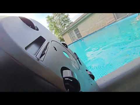 above ground pool robotic vacuum: Aiper Scuba SE Cordless Robotic Pool Cleaner shown during my hands-on review