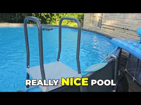above-ground pool sand filter: Intex Ultra XTR Frame 24 ft x 52 in Round Above-Ground Pool Set with Sand Filter Pump shown during my hands-on review