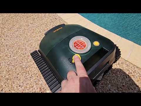 cordless inground pool robot: KliBot In-Ground Pool Vacuum Cleaner shown during my hands-on review