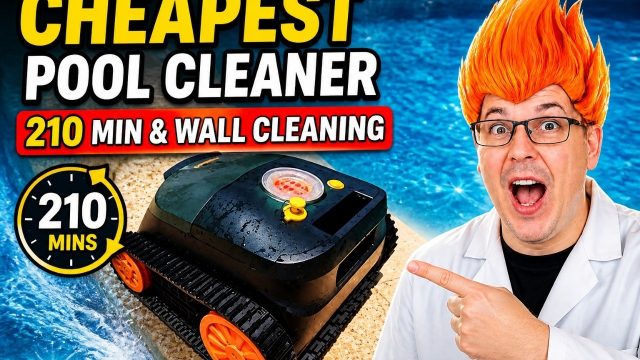 cordless inground pool robot: KliBot In-Ground Pool Vacuum Cleaner shown in my hands-on review