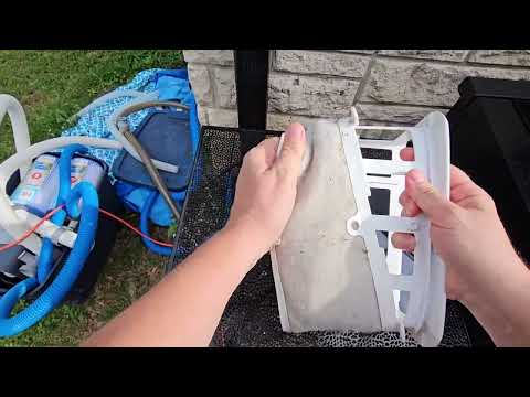 cordless pool cleaner for algae: AIPER Scuba X1 Cordless Robotic Pool Cleaner shown during my hands-on review