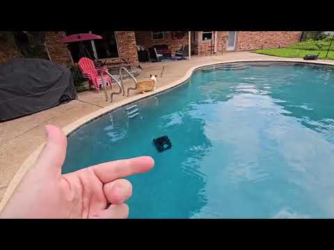 cordless pool floor cleaner: Aiper Scuba S1 Robotic Pool Cleaner shown during my hands-on review
