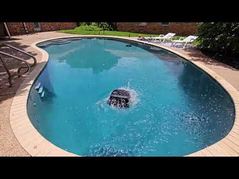 cordless pool wall cleaner: AIPER Scuba X1 Cordless Robotic Inground Pool Cleaner shown during my hands-on review