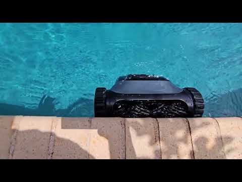 robotic pool cleaner for walls: Aiper Scuba S1 Robotic Pool Cleaner (2025 Upgrade) shown during my hands-on review